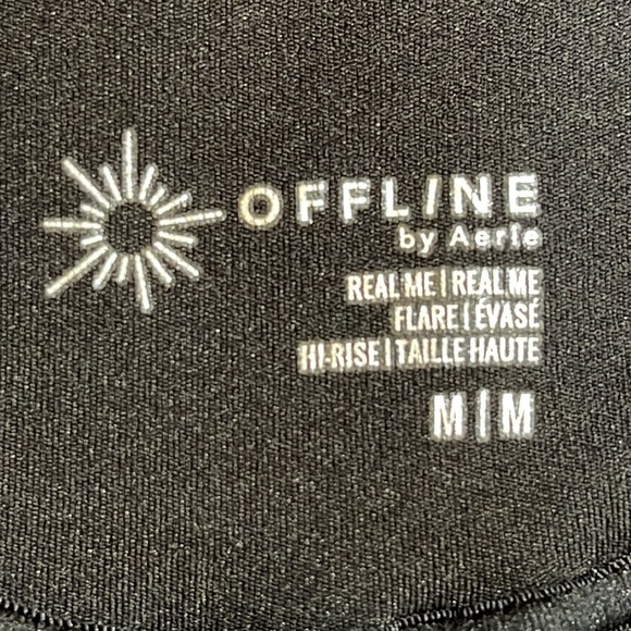 OFFLINE Real Me Flare High Rise Leggings Black Size Medium - Picture 7 of 9